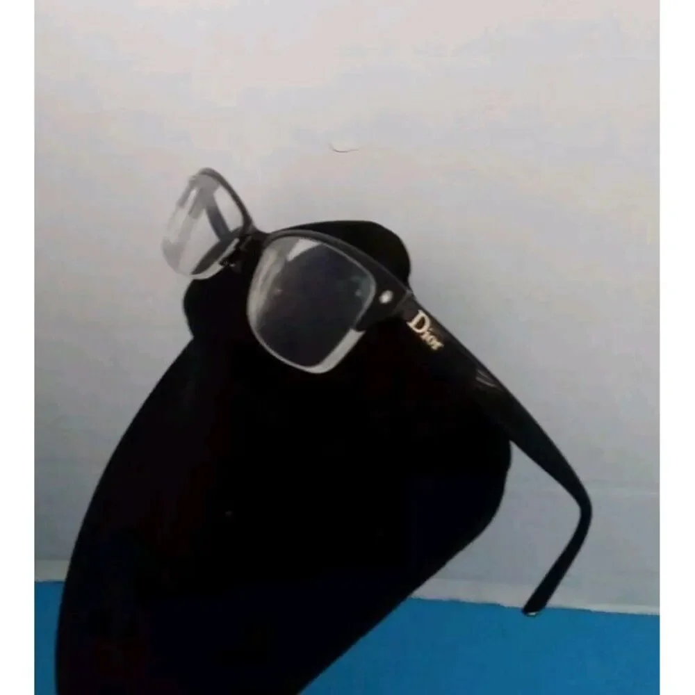 Dior Classic Rectangle Optical Frames Black‎ Glasses Prescription Ready Eyewear